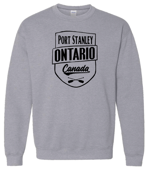 Ontario's West Coast - Port Stanley - Crossed Paddles Crewneck Sweater
