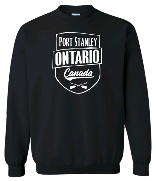 Ontario's West Coast - Port Stanley - Crossed Paddles Crewneck Sweater