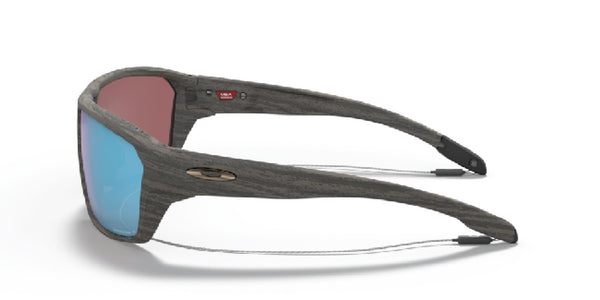 Oakley Split Shot Sunglasses - Woodgrain Frame/Prizm Deep Water Polarized Lenses