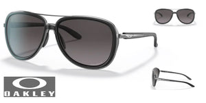 Oakley Split Time Women's Sunglasses - Velvet Black Frame/Prizm Grey Gradient Lenses