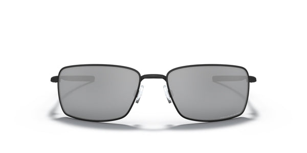 Oakley Square Wire Sunglasses - Matte Black Frame/Black Iridium Polarized Lenses