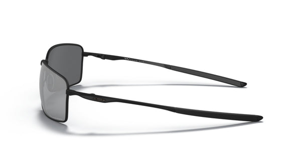 Oakley Square Wire Sunglasses - Matte Black Frame/Black Iridium Polarized Lenses