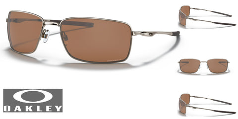 Oakley Square Wire Sunglasses -Tungsten Frame/Prizm Tungsten Polarized Lenses