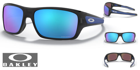 Oakley Turbine Sunglasses - Black Ink Frame/Prizm Sapphire Lenses