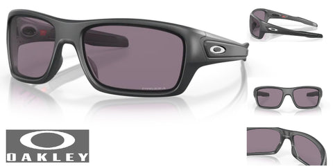 Oakley Turbine Sunglasses - Matte Carbon Frame/Prizm Grey Lenses