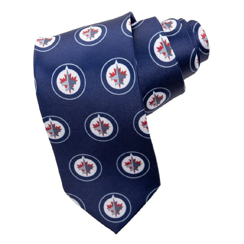 Officially Licensed NHL Tie - Winnipeg Jets - Classic Design